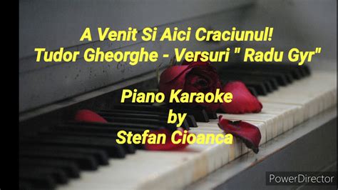 a venit si aici craciunul tudor gheorghe versuri|Tudor Gheorghe: A venit și aici Crăciunul .